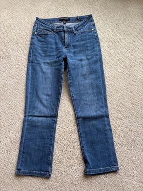 Judy Blue Classic Mid-Wash Straight-Leg Jeans